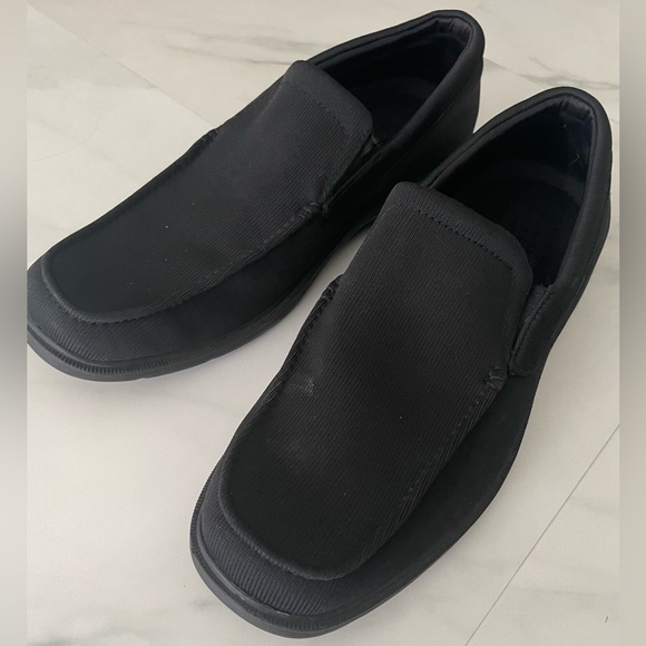 Skeches men's Dress Knit Relaxed Fit Black Shoes 10,5 - Picture 2 of 7